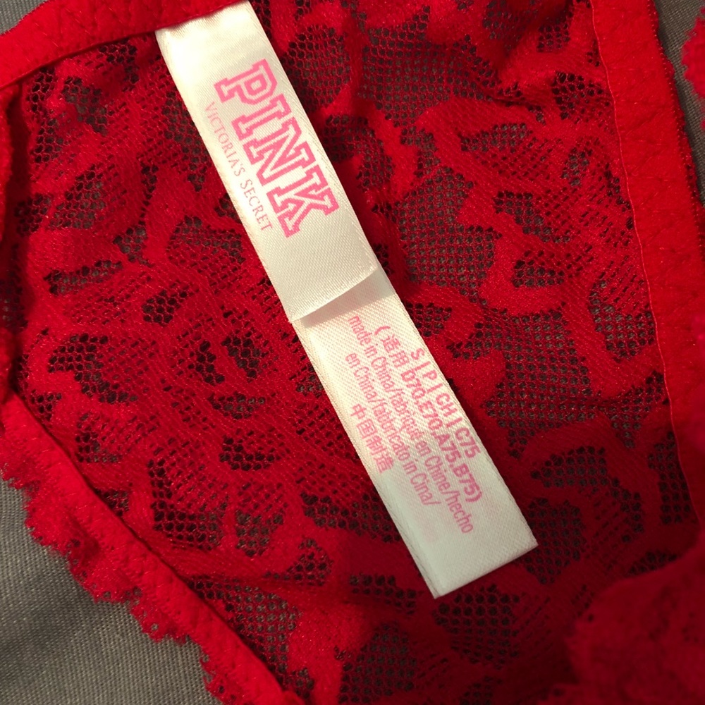 Red Bralette - Picture 2 of 3